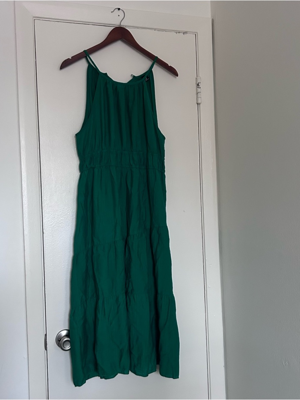 Shein Curve Tiered Midi Dress